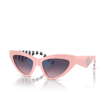 Gafas de sol Dolce & Gabbana DG4439 3098H9 pink - Vista tres cuartos