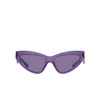 Lunettes de soleil Dolce & Gabbana DG4439 34071A fleur purple - Vignette du produit 1/4