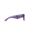 Lunettes de soleil Dolce & Gabbana DG4439 34071A fleur purple - Vignette du produit 3/4