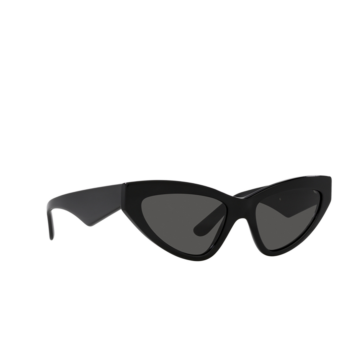 Dolce & Gabbana DG4439 Sunglasses 501/87 Black - three-quarters view