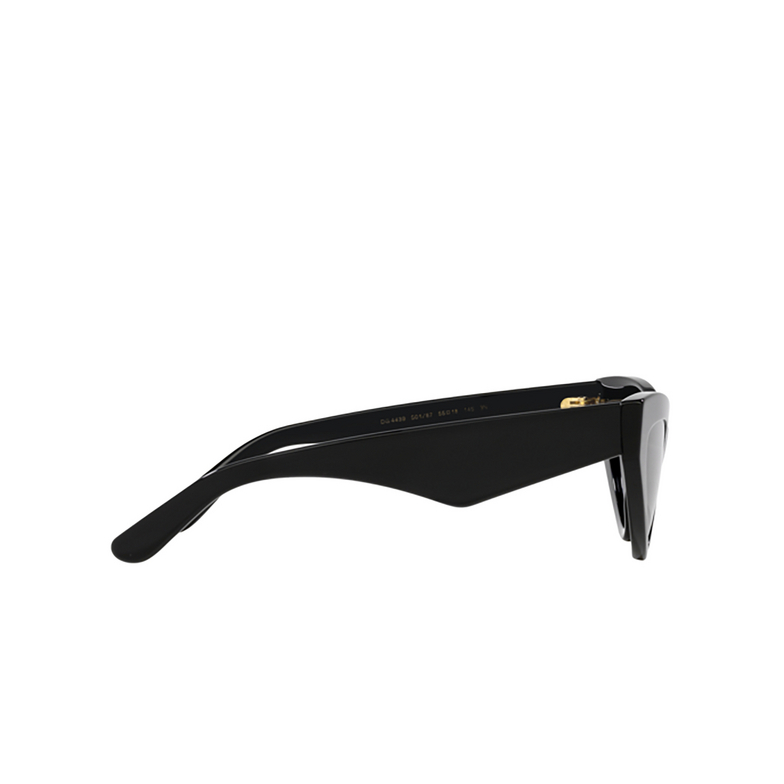 Dolce & Gabbana DG4439 Sunglasses 501/87 black - 3/4