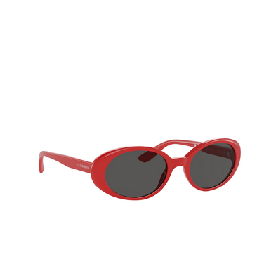 Gafas de sol Dolce & Gabbana DG4443 308887 red - Vista tres cuartos
