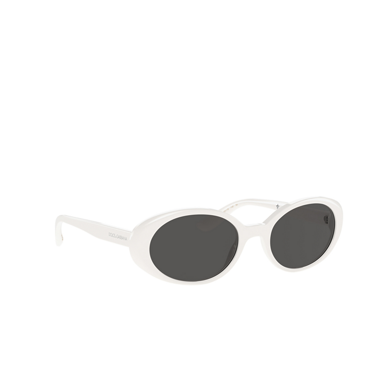 Dolce & Gabbana DG4443 Sunglasses 331287 White - three-quarters view
