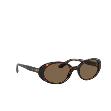 Dolce & Gabbana DG4443 Sunglasses 502/73 havana - three-quarters view