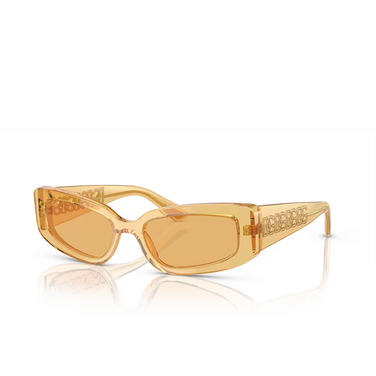 Dolce & Gabbana DG4445 Sonnenbrillen 3046/7 orange transparent - Dreiviertelansicht