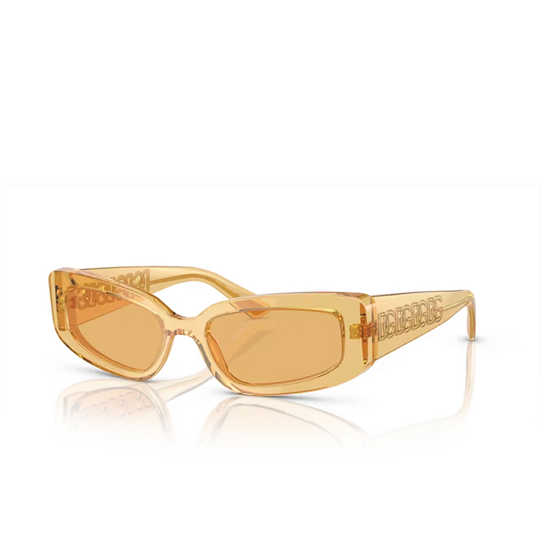 Dolce & Gabbana DG4445 Sunglasses 3046/7 orange transparent - 2/4