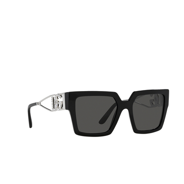 Gafas de sol Dolce & Gabbana DG4446B 501/87 black - Vista tres cuartos