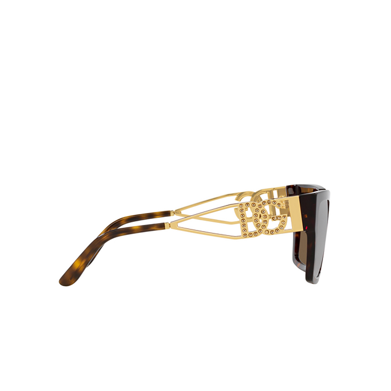 Dolce & Gabbana DG4446B Sunglasses 502/73 havana - 3/4