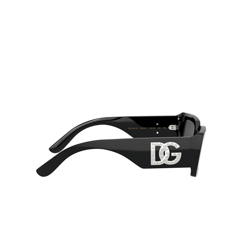 Dolce & Gabbana DG4447B Sunglasses 335587 black - 3/4