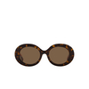 Dolce & Gabbana DG4448 Sunglasses 321773 havana on white barrow - product thumbnail 1/4