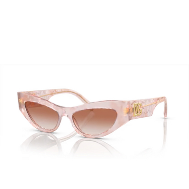Dolce & Gabbana DG4450 Sunglasses 323113 madreperla pink - three-quarters view