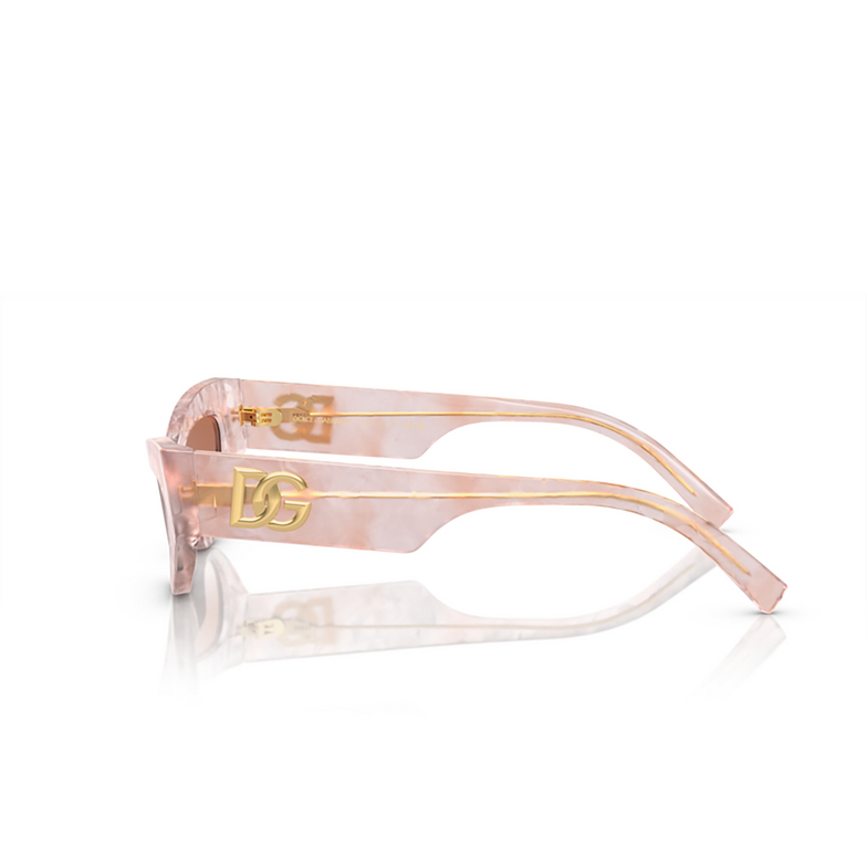 Dolce & Gabbana DG4450 Sunglasses 323113 madreperla pink - 3/4