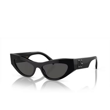 Gafas de sol Dolce & Gabbana DG4450 501/87 black - Vista tres cuartos