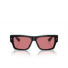 Dolce & Gabbana DG4451 Sunglasses 34177N black on red havana - product thumbnail 1/4