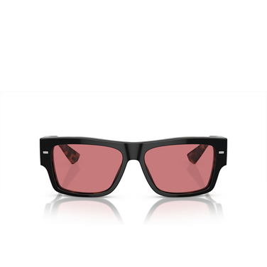 Gafas de sol Dolce & Gabbana DG4451 34177N black on red havana - Vista delantera