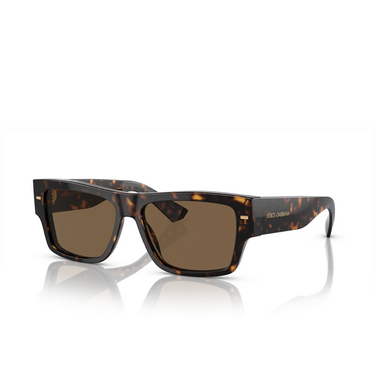 Gafas de sol Dolce & Gabbana DG4451 502/73 havana - Vista tres cuartos