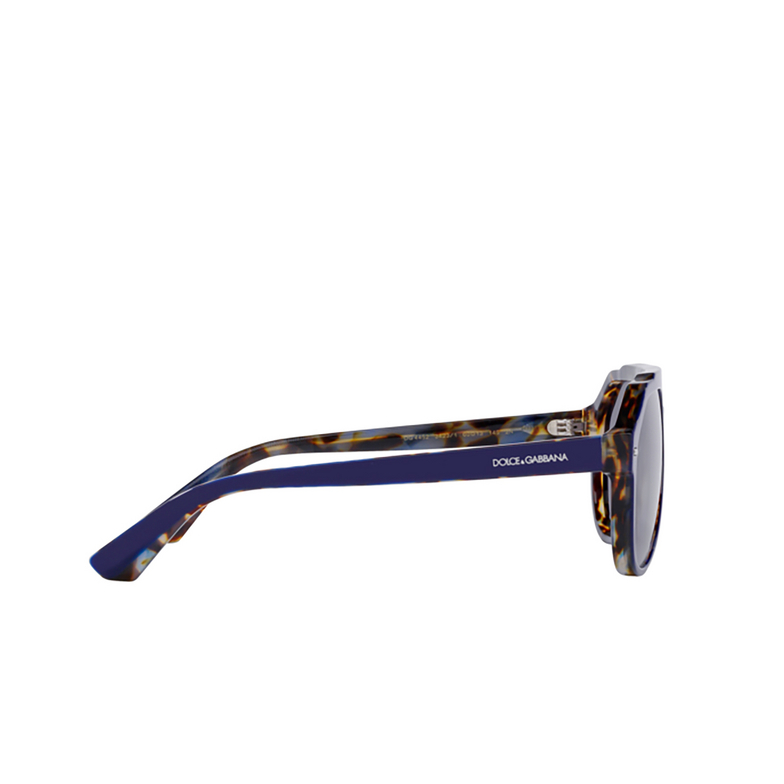 Dolce & Gabbana DG4452 Sunglasses 3423/1 blue on blue havana - 3/4