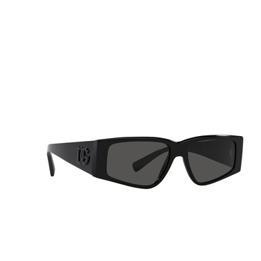 Dolce & Gabbana DG4453 Sunglasses 501/87 black - three-quarters view