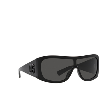 Dolce & Gabbana DG4454 Sunglasses 501/87 black - three-quarters view