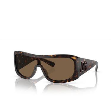 Dolce & Gabbana DG4454 Sunglasses 502/73 havana - three-quarters view