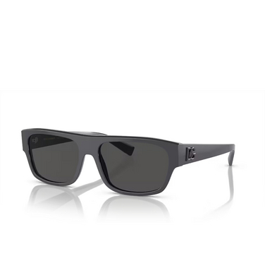 Gafas de sol Dolce & Gabbana DG4455 310187 dark grey - Vista tres cuartos