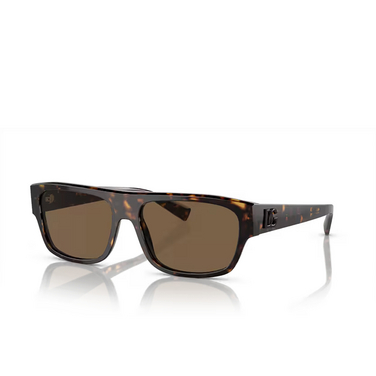 Dolce & Gabbana DG4455 Sunglasses 502/73 havana - three-quarters view