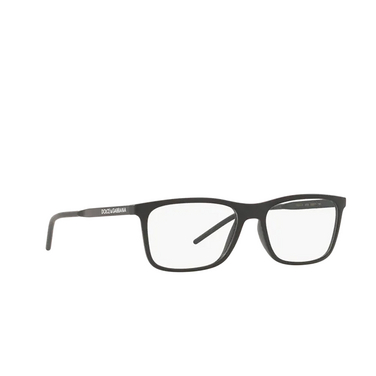 Gafas graduadas Dolce & Gabbana DG5044 2525 matte black - Vista tres cuartos