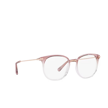 Dolce & Gabbana DG5071 Eyeglasses 3303 pink pastel gradient crystal - three-quarters view