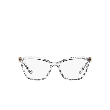 Dolce & Gabbana DG5076 Eyeglasses 3314 transparent graffiti - front view