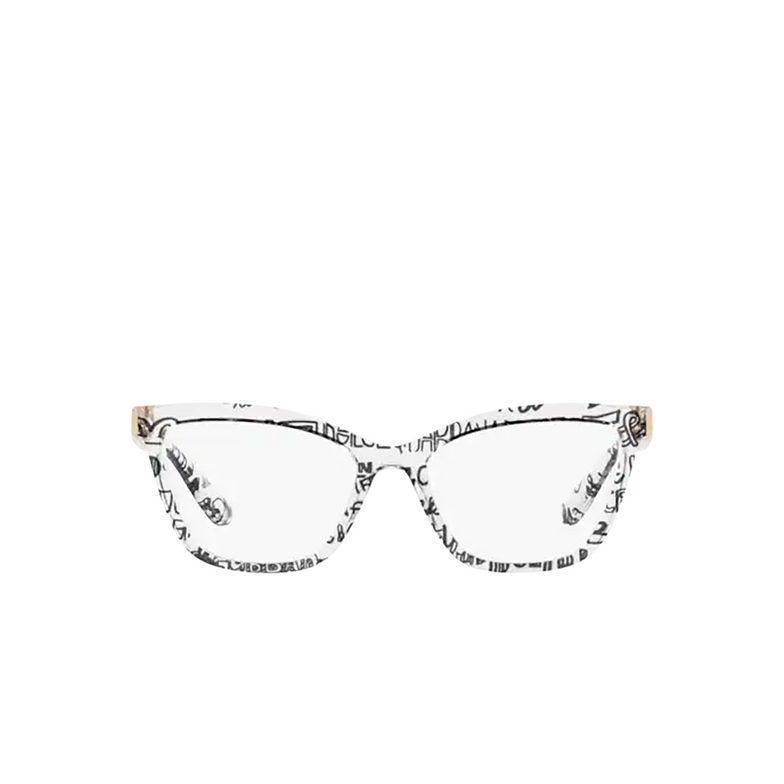Dolce & Gabbana DG5076 Eyeglasses 3314 transparent graffiti - 1/4