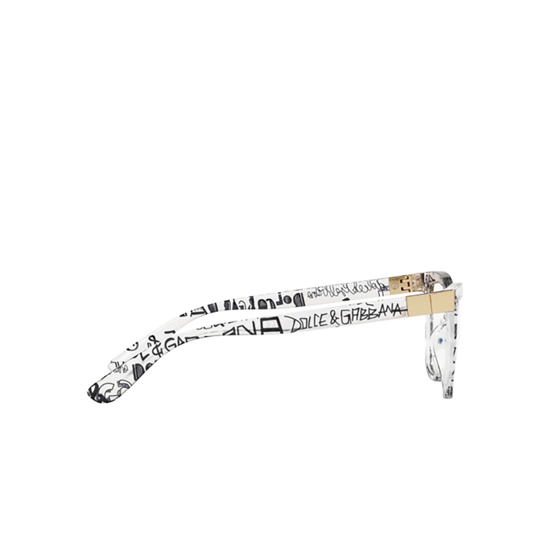 Dolce & Gabbana DG5076 Korrektionsbrillen 3314 transparent graffiti - 3/4