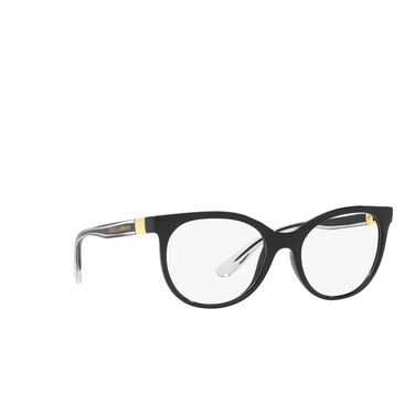 Dolce & Gabbana DG5084 Eyeglasses 501 black - three-quarters view