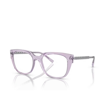 Dolce & Gabbana DG5087 Eyeglasses 3382 lillac transparent - three-quarters view