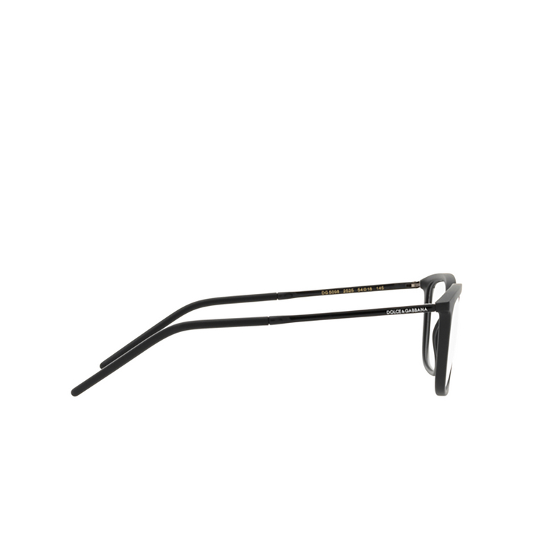 Dolce & Gabbana DG5098 Eyeglasses 2525 matte black - 3/4