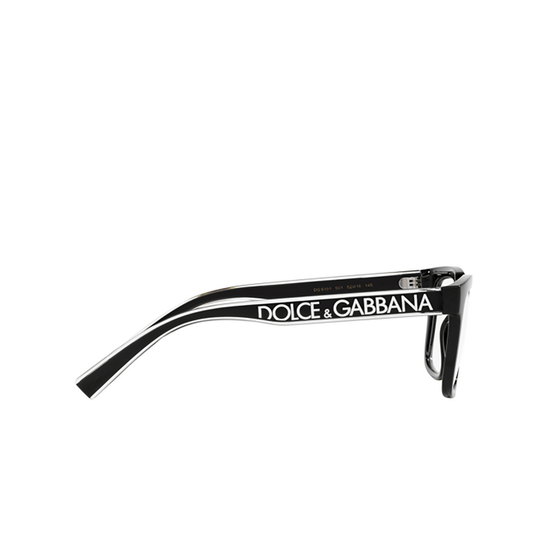 Dolce & Gabbana DG5101 Korrektionsbrillen 501 black - 3/4