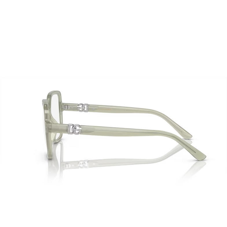 Dolce & Gabbana DG5105U Eyeglasses 3345 milky green - 3/4