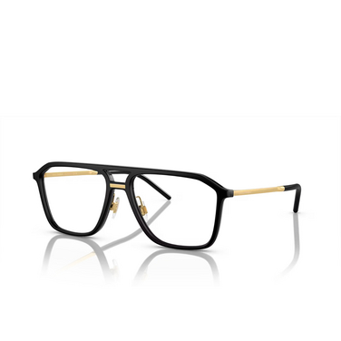 Dolce & Gabbana DG5107 Eyeglasses 2525 black - three-quarters view