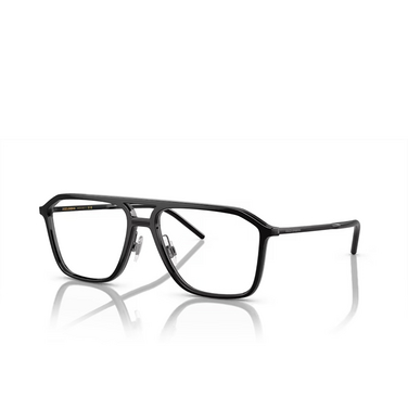 Dolce & Gabbana DG5107 Eyeglasses 501 black - three-quarters view