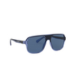 Lunettes de soleil Dolce & Gabbana DG6134 325880 transparent blue / black - Vignette du produit 2/4