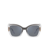 Occhiali da sole Dolce & Gabbana DG6170 33494r transparent / grey glitter - anteprima prodotto 1/4