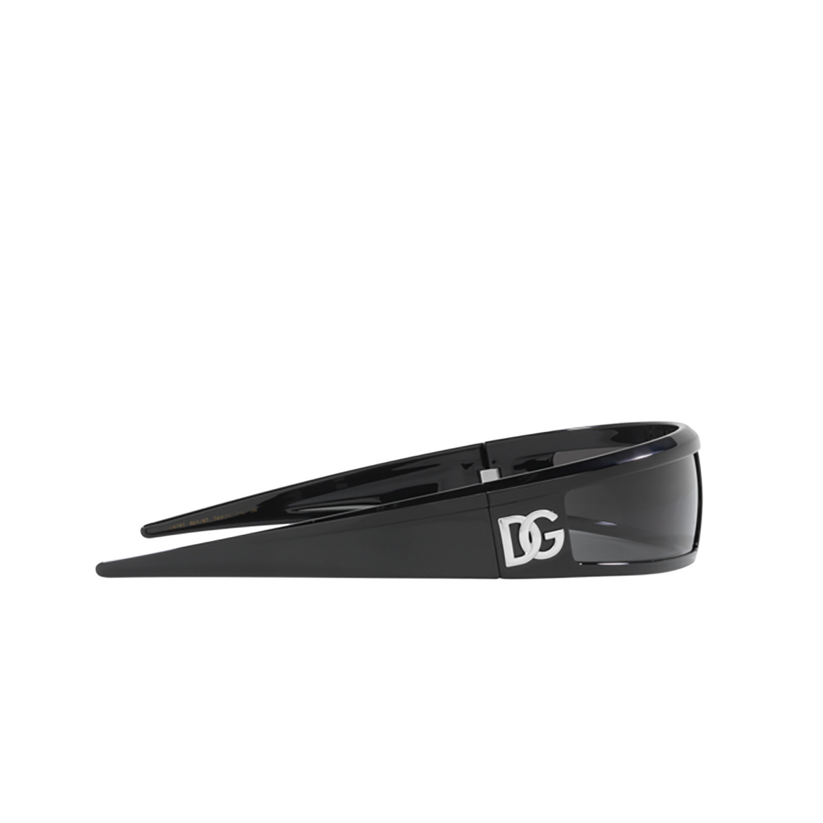 Occhiali da sole Dolce & Gabbana DG6181 501/87 Black - anteprima prodotto 3/4