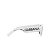 Lunettes de soleil Dolce & Gabbana DG6184 331287 white - Vignette du produit 3/4