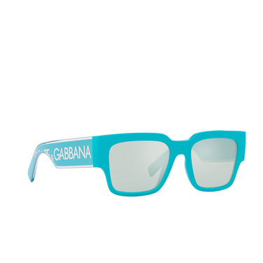 Dolce & Gabbana DG6184 Sunglasses 334665 azure - three-quarters view