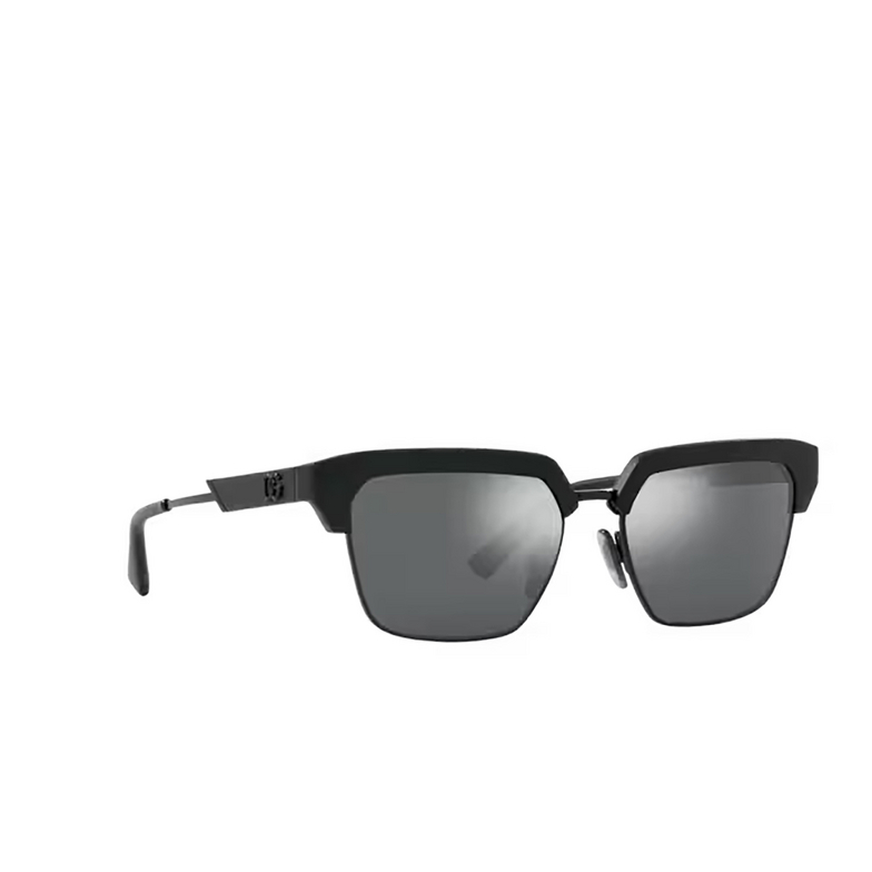 Dolce & Gabbana DG6185 Sunglasses 25256G matte black - 2/4