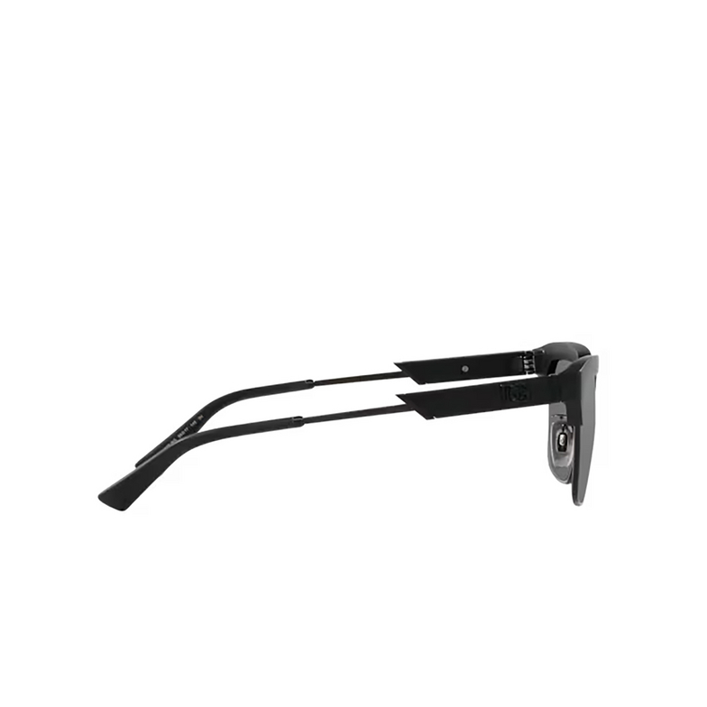 Dolce & Gabbana DG6185 Sunglasses 25256G matte black - 3/4