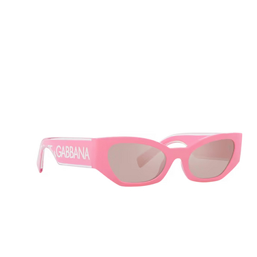 Lunettes de soleil Dolce & Gabbana DG6186 3262/5 pink - Vue trois quarts