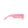 Occhiali da sole Dolce & Gabbana DG6186 3262/5 pink - anteprima prodotto 3/4