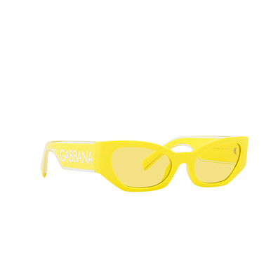 Dolce & Gabbana DG6186 Sunglasses 333485 yellow - three-quarters view