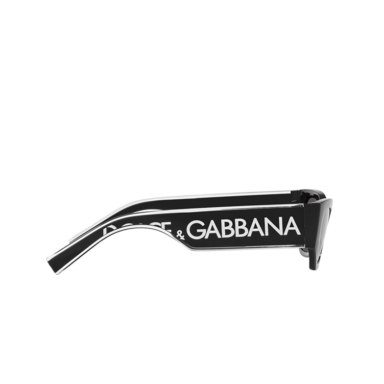 Occhiali da sole Dolce & Gabbana DG6186 501/87 black - 3/4