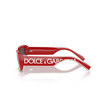 Occhiali da sole Dolce & Gabbana DG6187 309687 red - anteprima prodotto 3/4